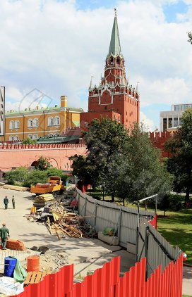 Реконструкция пункта пропуска в Кремль через Кутафью башню